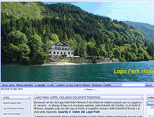 Tablet Screenshot of lagoparkmolveno.it